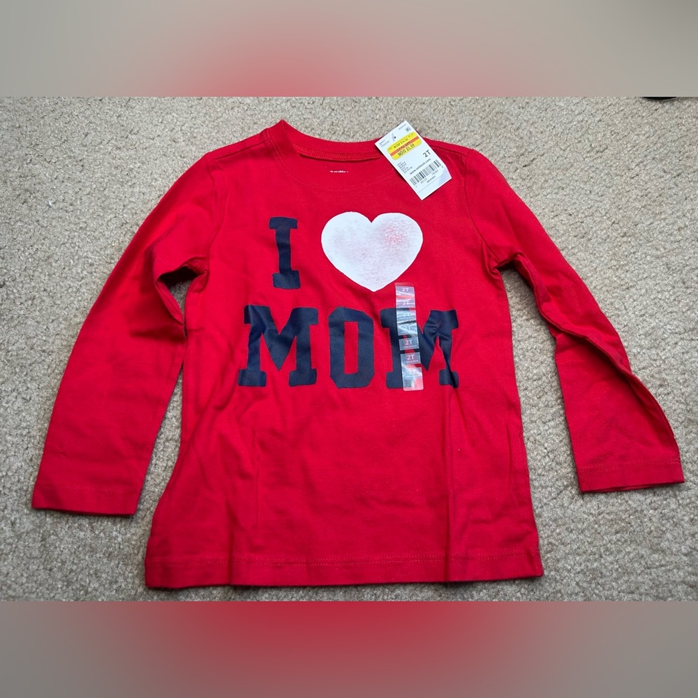 Carter's Toddler Graphic Long Sleeve Tee 2T